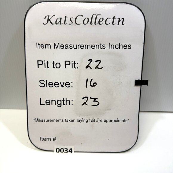 Multicolor Patchwork Print Long Sleeve Top, Lightweight Knit, Women’s XL, NWOT - Picture 5 of 5